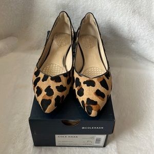 Cole Haan Leopard Ramsey Flat 7.5